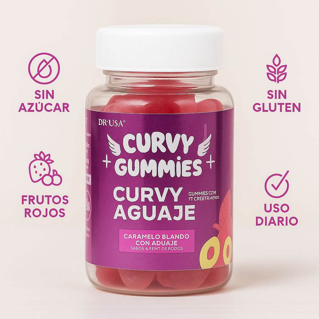 Curvy Gummies Plus – Tu rutina deliciosa para sentirte bien contigo misma