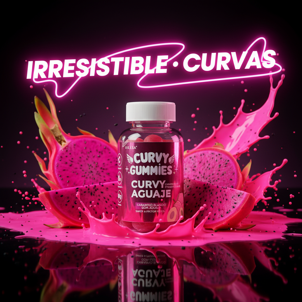 🍑 CURVY GUMMIES - Suplemento Alimenticio Premium 60 Gomitas