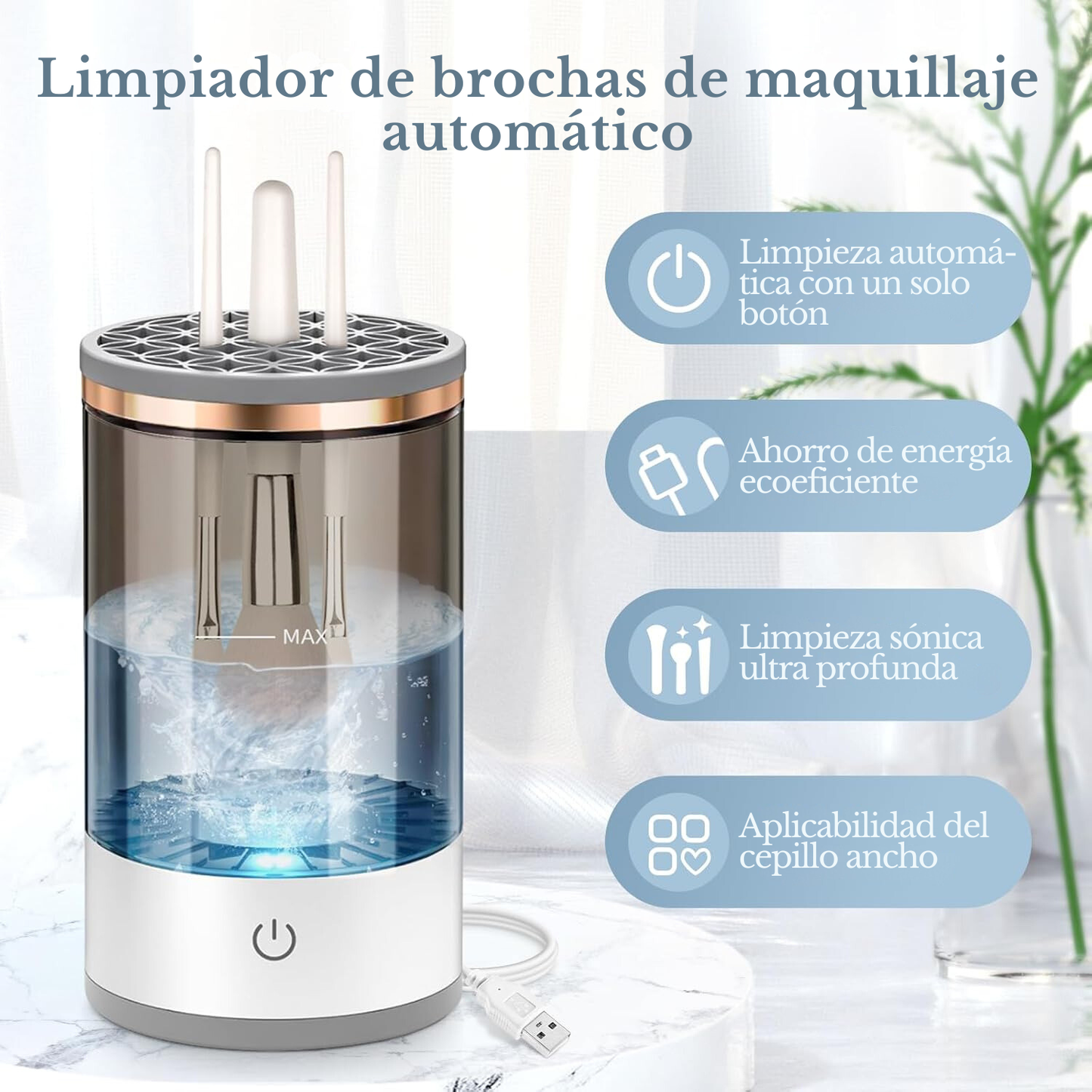 SUPERCLEANER - Limpiador de brochas de Maquillaje