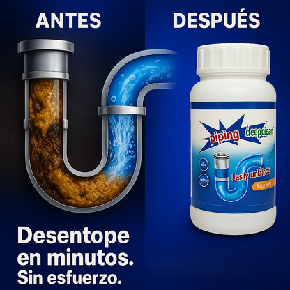 TurboDestape – Polvo Profesional Para Destapar Cañerías