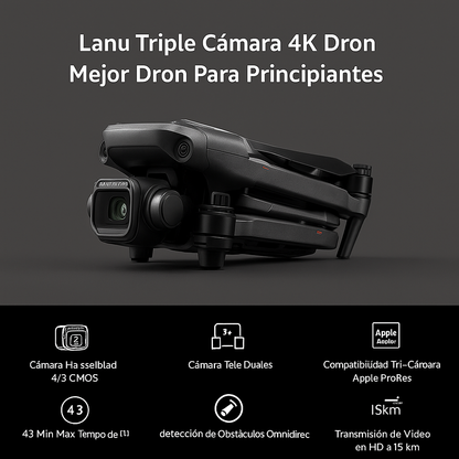 E99 Max Sky Vision – Dron 4K Profesional con Hélices Extra