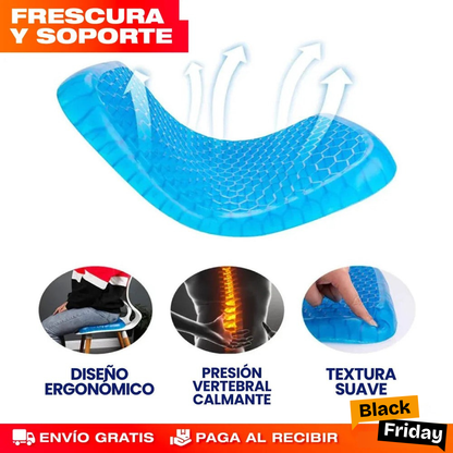 CojínGel – Confort ergonómico y alivio terapéutico instantáneo