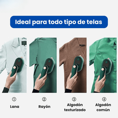 Aliza: MiniPlancha Portátil 2 en 1. ¡Luce impecable, éstes dónde estés!
