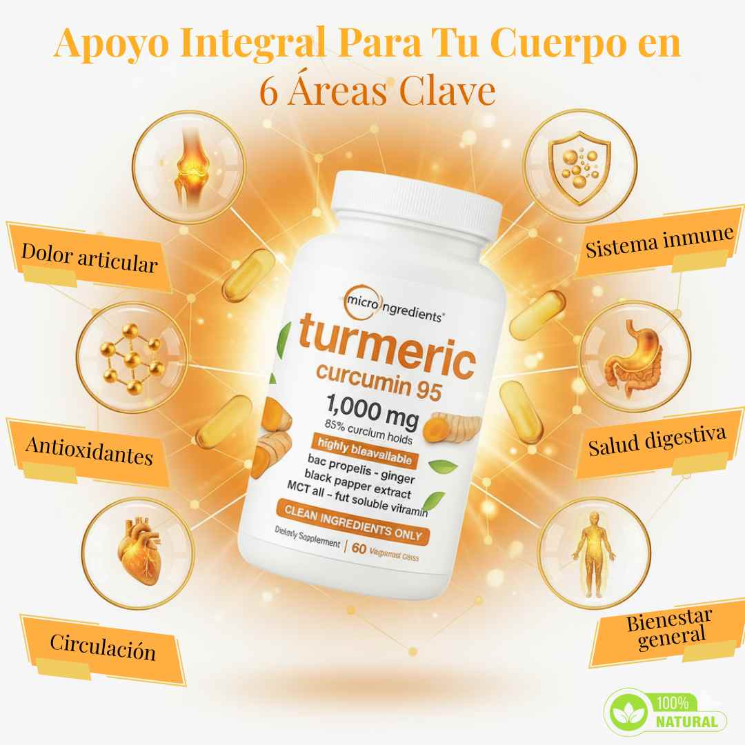 CurcuFlex – Curcumina 1000 mg con Alta Absorción
