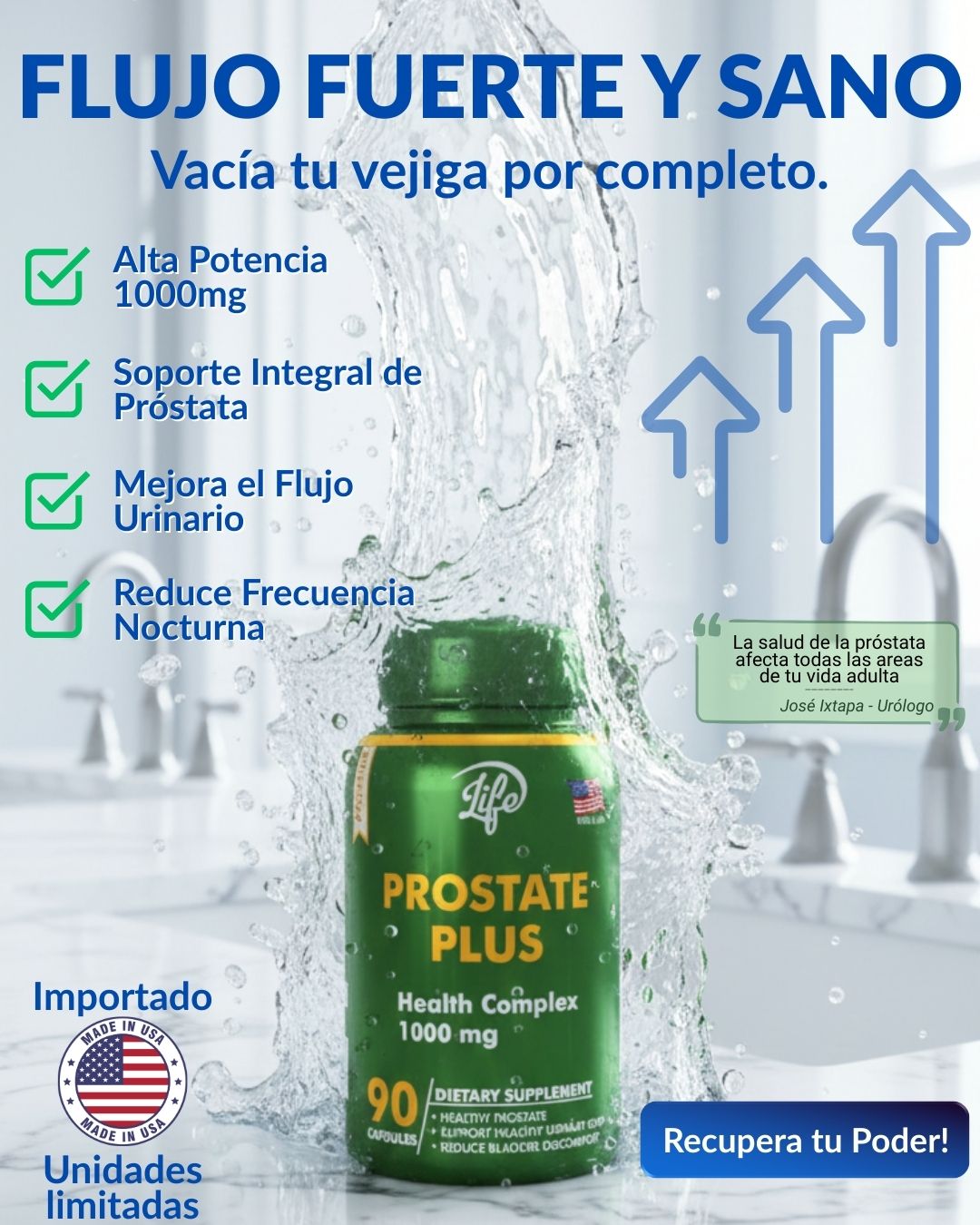PROSTATE PLUS -Tu aliado natural para una próstata saludable