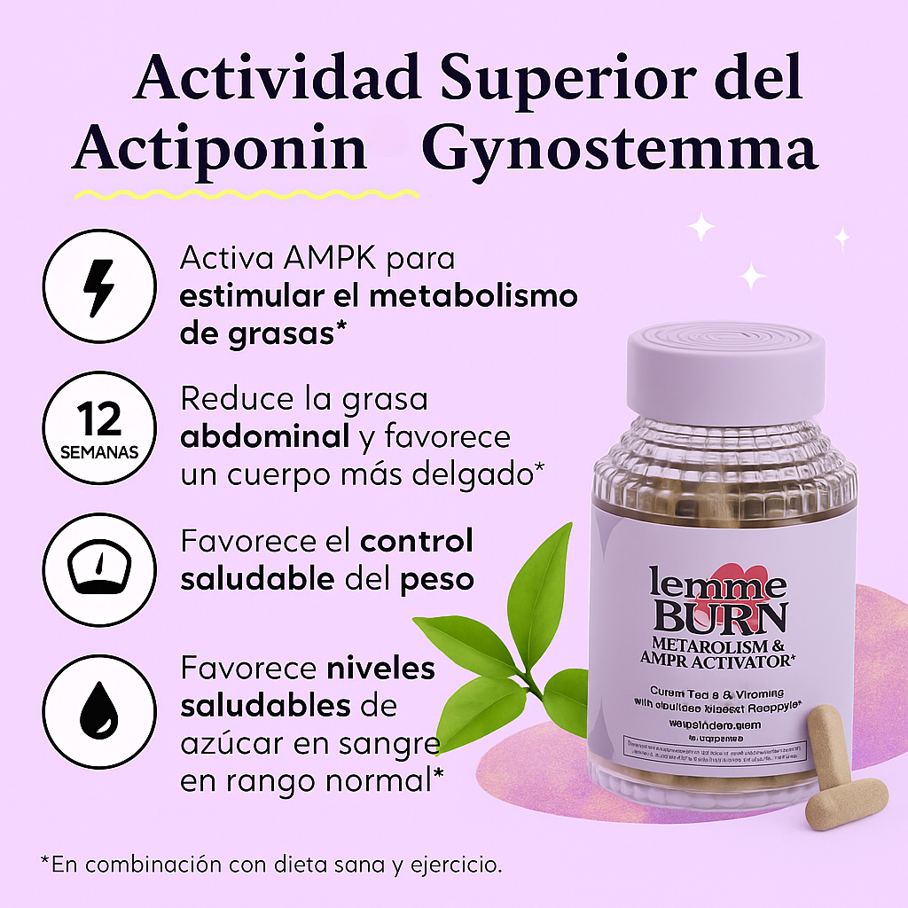 Lemme Burn - Aumenta metabolismo y Quema grasa + obsequio especial Ebook Digital 🎁
