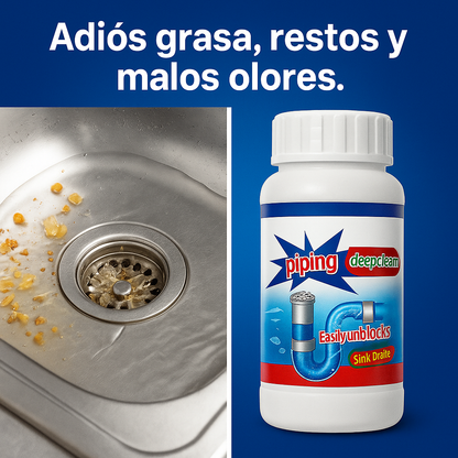 TurboDestape – Polvo Profesional Para Destapar Cañerías