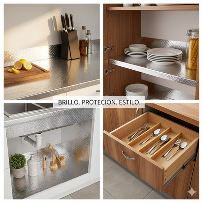 DecoFoil – Papel aluminio decorativo con brillo metálico