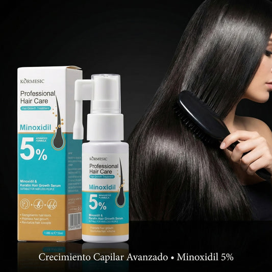 Minoxidil Pro 5% – Volumen, Fuerza y Regeneración Capilar
