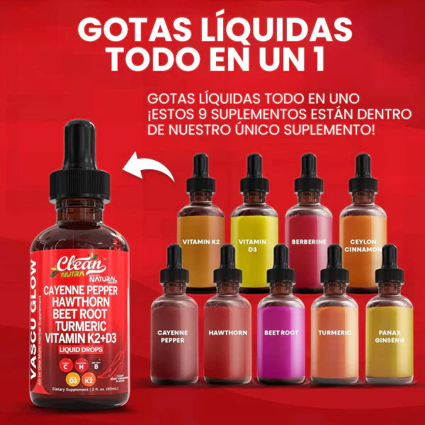 VascuGlow – Gotas Activadoras De Pimienta Cayena