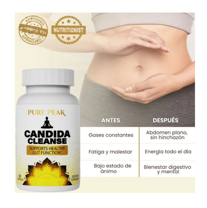 Candida Cleanse – Reduce antojos, hinchazón y fatiga