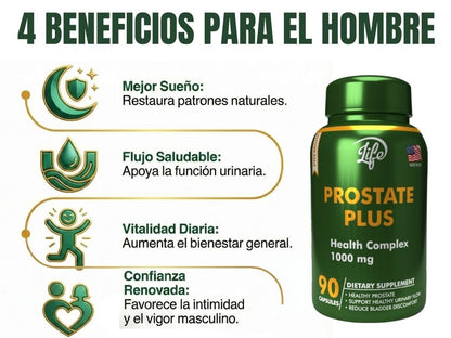 PROSTATE PLUS -Tu aliado natural para una próstata saludable