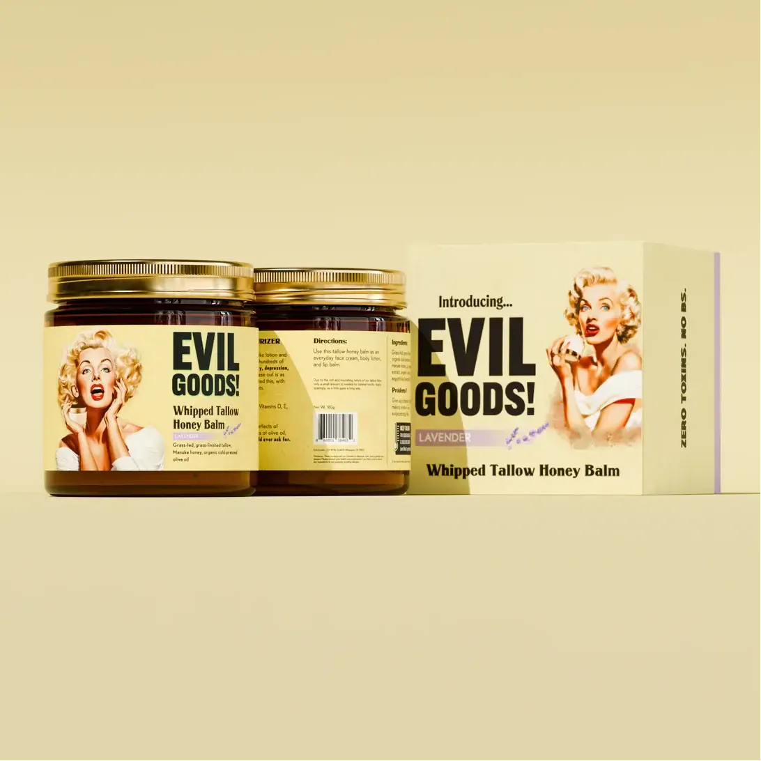 EvilGoods - Bálsamo con Sebo de Res Y Miel de Manuka