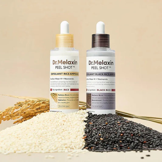 DrMelaxin – Ampolla Facial de Arroz y Arroz Negro 60ml