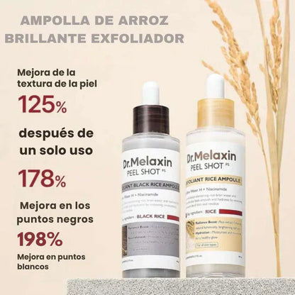 DrMelaxin – Ampolla Facial de Arroz y Arroz Negro 60ml