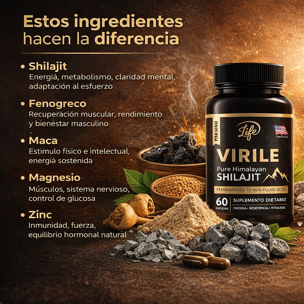 VIRILE PRO – Fuerza, Energía Y Bienestar Masculino